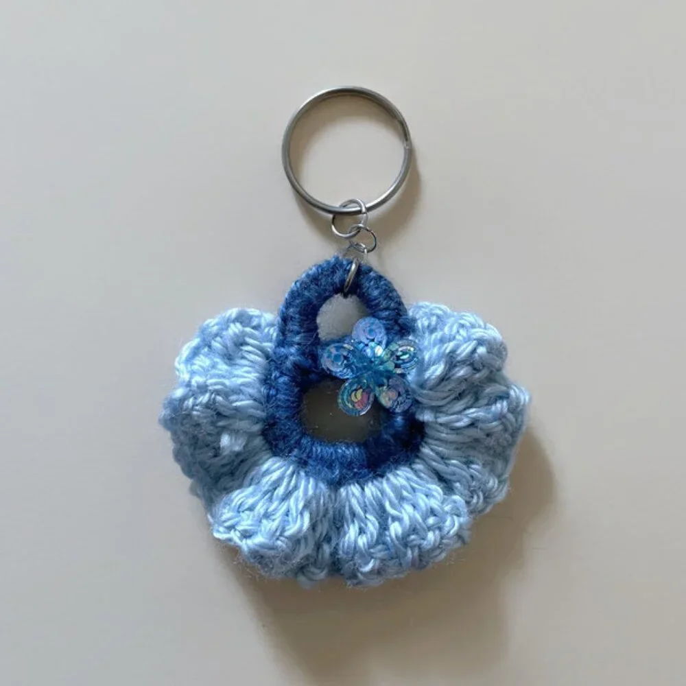 2 Handmade Keychain, Lightweight Charms, Backpack Charms, Crochet Gift Set